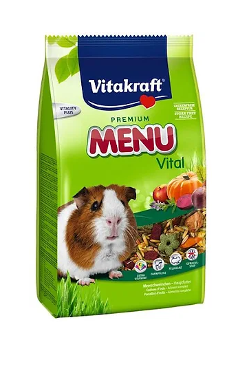 Menu guinea shop pig food